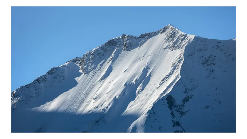 Tablou Canvas pe tema culmilelor alpine cu zăpezii, 100 x 70 cm