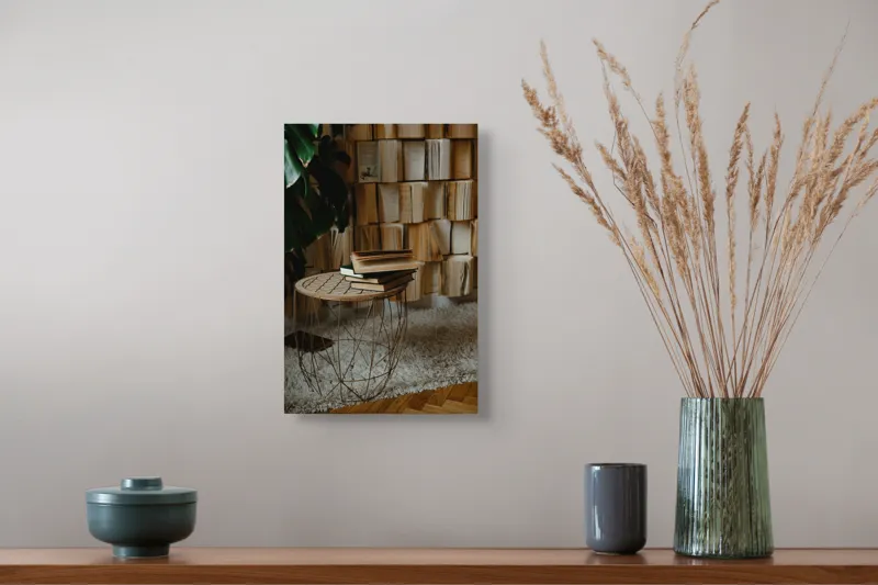 Tablou Canvas, "Odaia cu povești nerostite ale vremii", 26 x 39 cm – poza 5