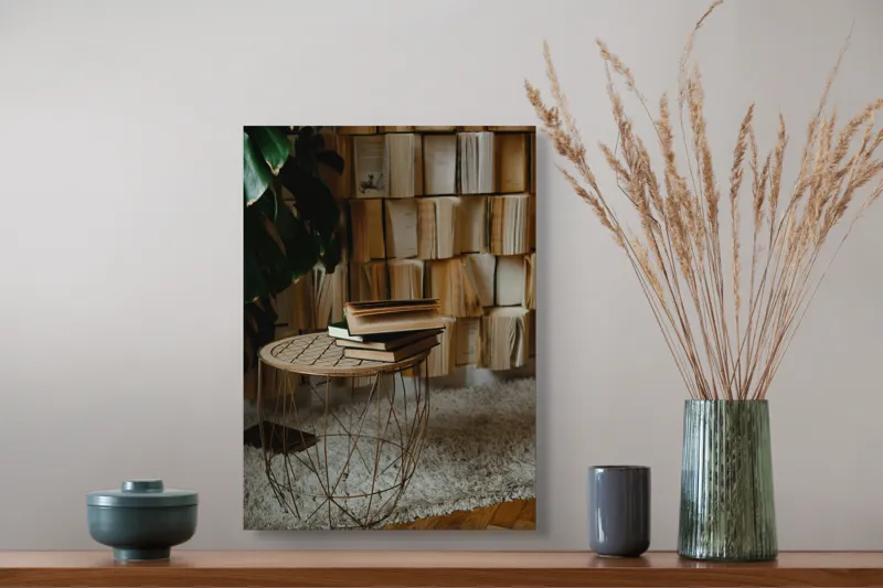 Tablou Canvas, "Odaia cu povești nerostite ale vremii", 39 x 54 cm – poza 3