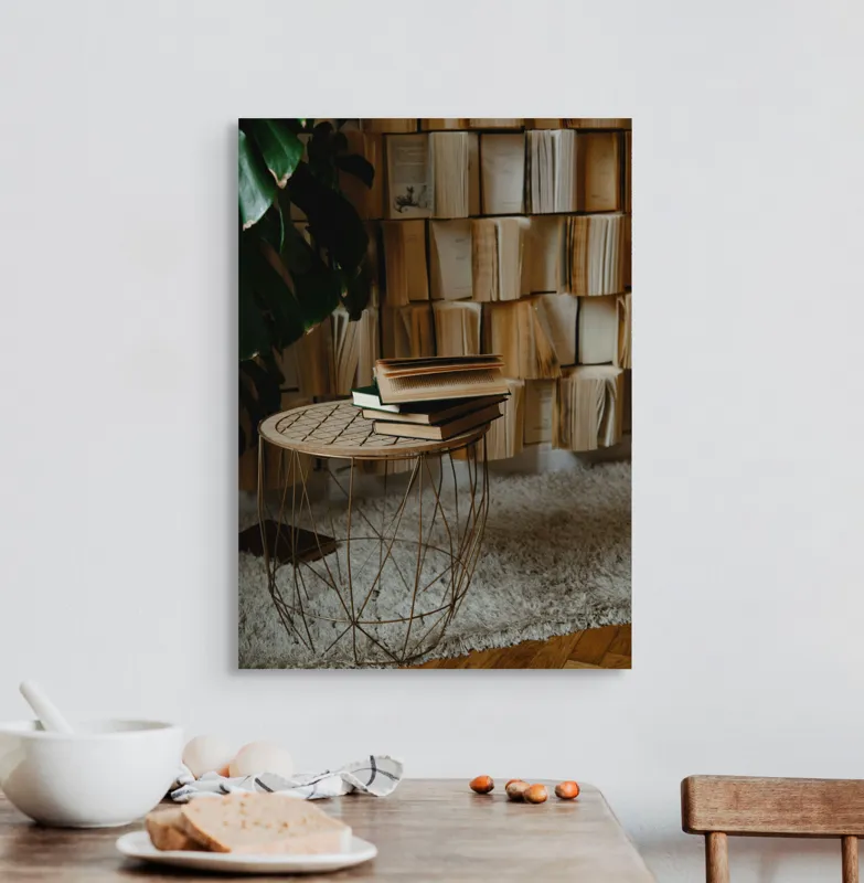 Tablou Canvas, "Odaia cu povești nerostite ale vremii", 50 x 70 cm – poza 3