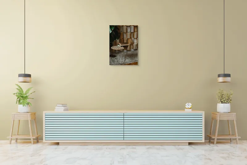 Tablou Canvas, "Odaia cu povești nerostite ale vremii", 50 x 70 cm – poza 6