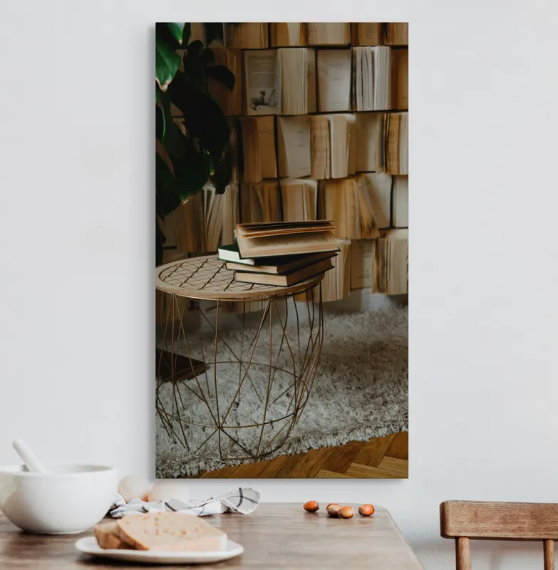Tablou Canvas, "Odaia cu povești nerostite ale vremii", 50 x 90 cm – poza 3