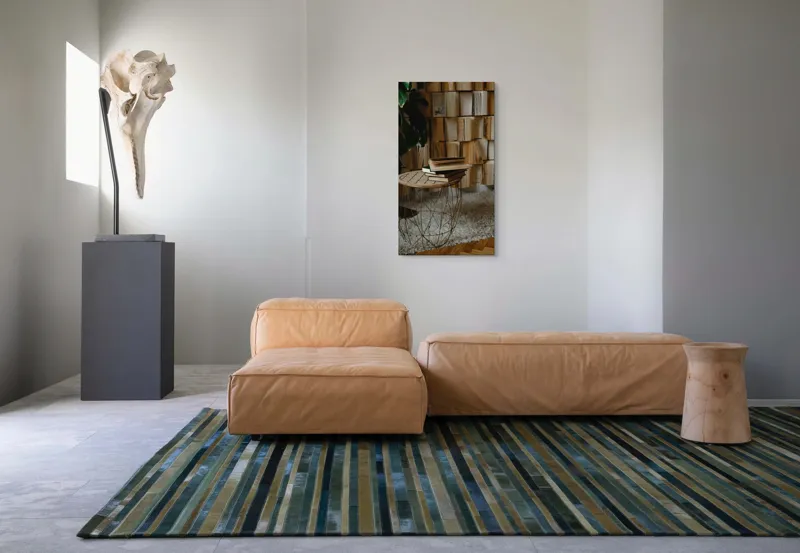 Tablou Canvas, "Odaia cu povești nerostite ale vremii", 50 x 90 cm – poza 5