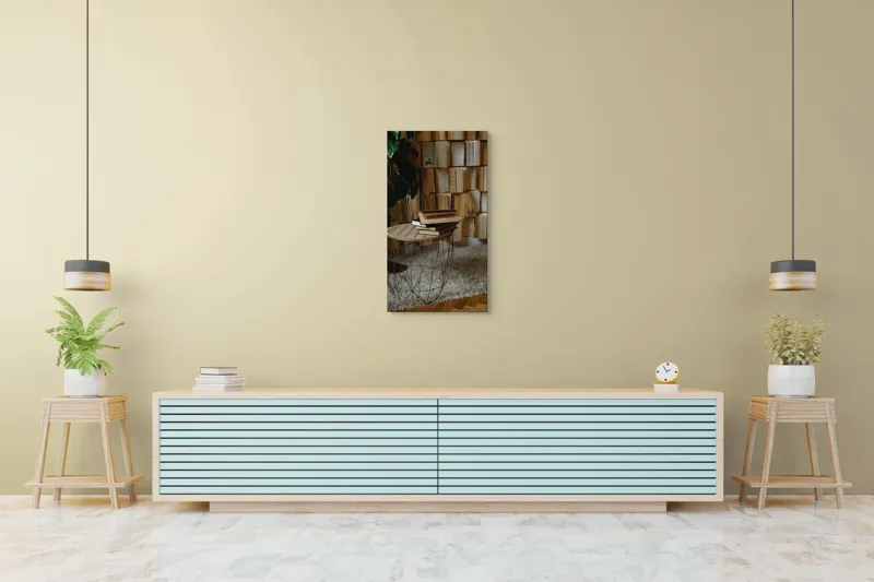 Tablou Canvas, "Odaia cu povești nerostite ale vremii", 50 x 90 cm – poza 6