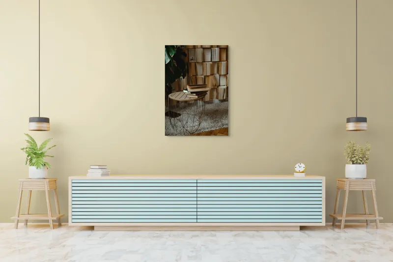 Tablou Canvas, "Odaia cu povești nerostite ale vremii", 70 x 100 cm – poza 5