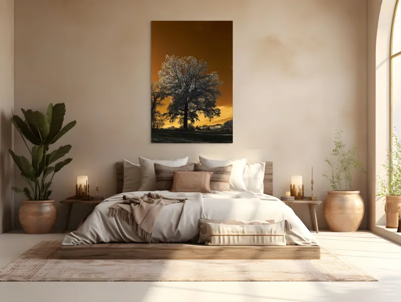 Tablou Canvas pe temă natură și amurg, 100 x 150 cm – poza 3
