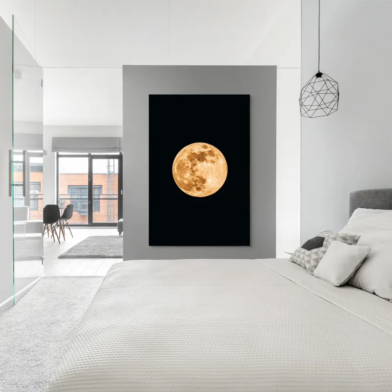 Tablou Canvas, "Luna de chihlimbar strălucitor", 100 x 150 cm – poza 5