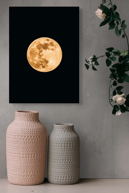 Tablou Canvas, "Luna de chihlimbar strălucitor", 39 x 54 cm – poza 6
