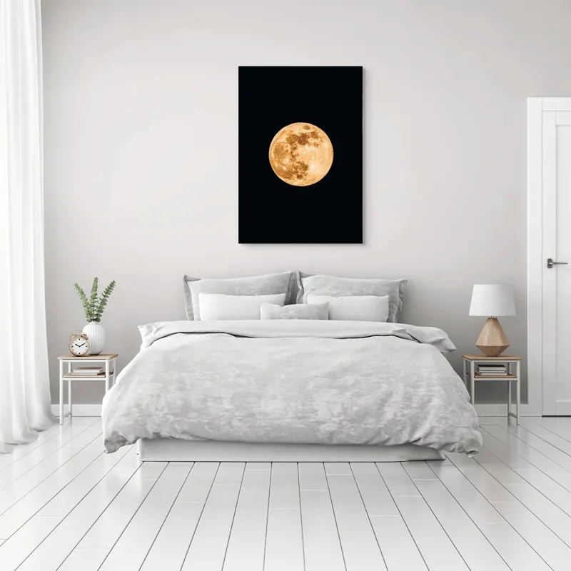 Tablou Canvas, "Luna de chihlimbar strălucitor", 70 x 100 cm – poza 3