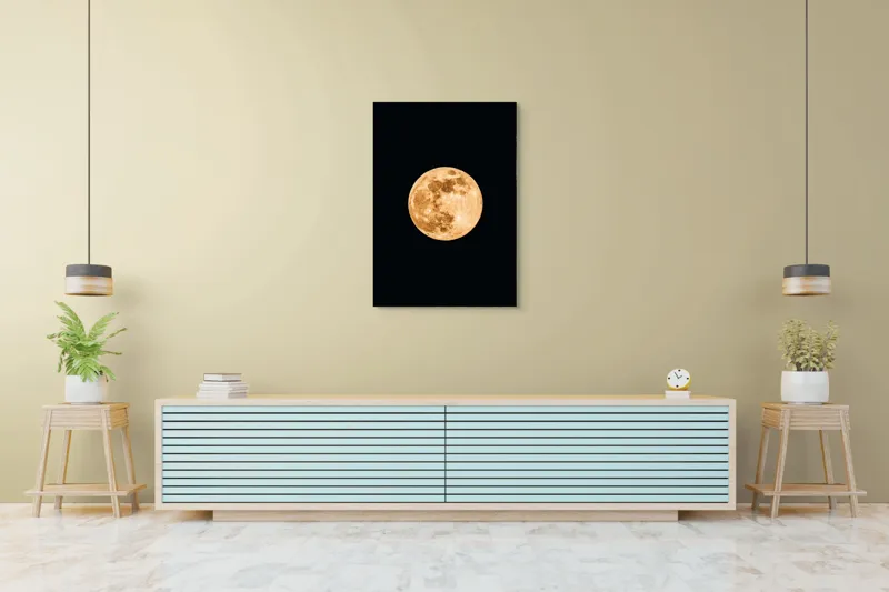 Tablou Canvas, "Luna de chihlimbar strălucitor", 70 x 100 cm – poza 5