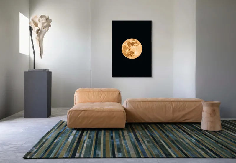 Tablou Canvas, "Luna de chihlimbar strălucitor", 70 x 100 cm – poza 7