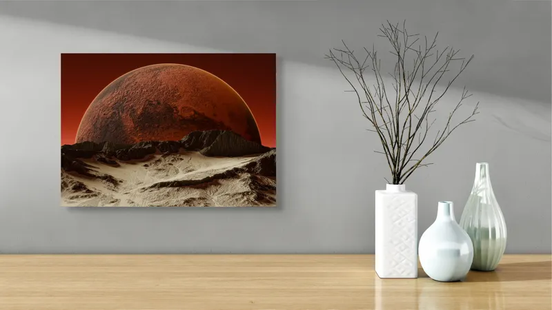 Tablou Canvas Peisaje Martiene Vârtejul Dimineții, 54 x 39 cm – poza 3