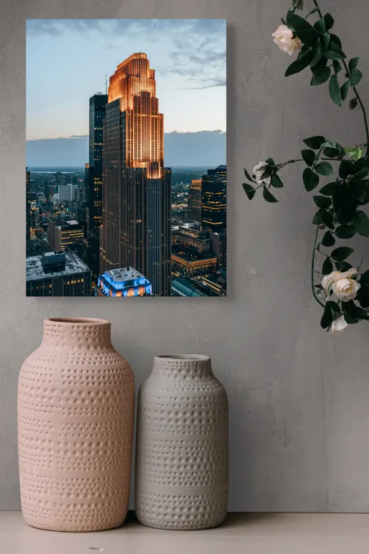 Tablou Canvas pe tema Strălucirii Urbane Moderne, 39 x 54 cm – poza 6