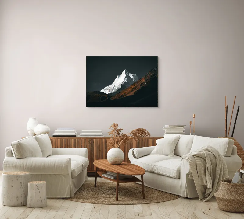 Tablou Canvas, "Măreția Tăcută a Zării Înghețate", 100 x 70 cm – poza 3