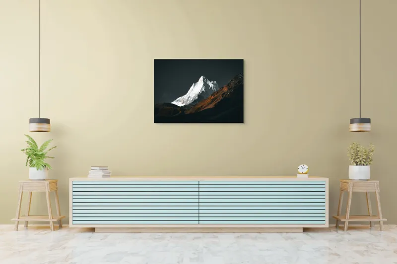 Tablou Canvas, "Măreția Tăcută a Zării Înghețate", 100 x 70 cm – poza 4