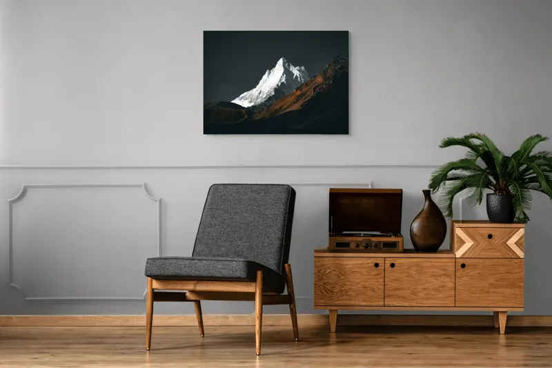 Tablou Canvas, "Măreția Tăcută a Zării Înghețate", 100 x 70 cm – poza 8