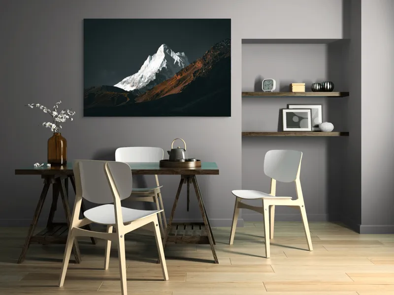Tablou Canvas, "Măreția Tăcută a Zării Înghețate", 150 x 100 cm – poza 5