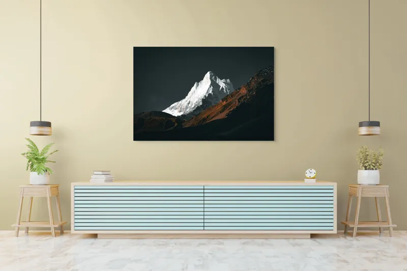 Tablou Canvas, "Măreția Tăcută a Zării Înghețate", 150 x 100 cm – poza 6