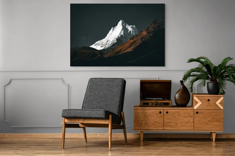 Tablou Canvas, "Măreția Tăcută a Zării Înghețate", 150 x 100 cm – poza 8