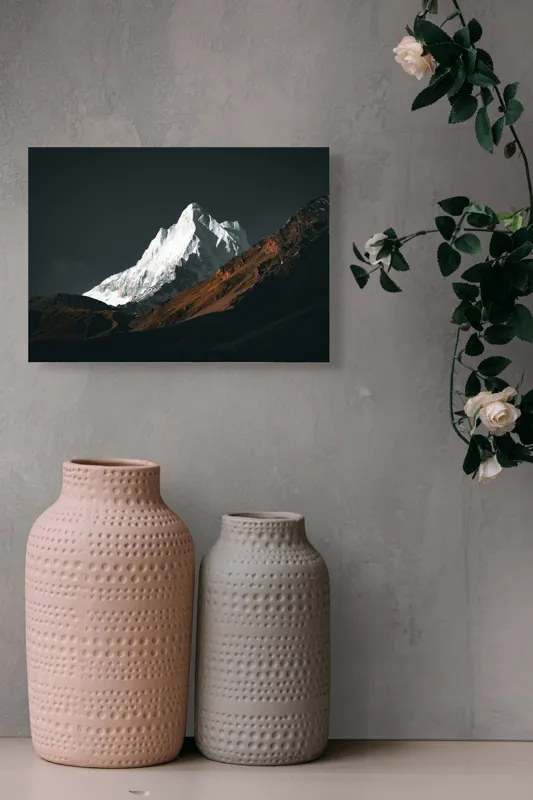 Tablou Canvas, "Măreția Tăcută a Zării Înghețate", 54 x 39 cm – poza 8