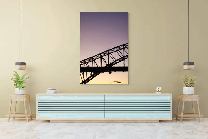 Tablou Canvas Pasaj sub semilună la apus, 100 x 150 cm – poza 4