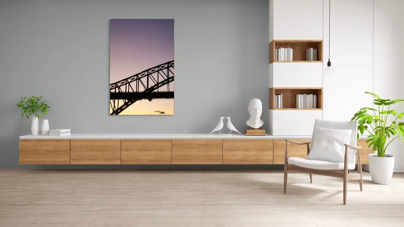 Tablou Canvas Pasaj sub semilună la apus, 100 x 150 cm – poza 8