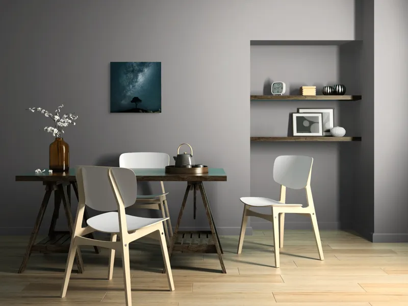 Tablou Canvas pe tema Stejarului singuratic sub calea lactee, 50 x 50 cm – poza 8