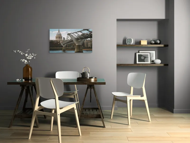Tablou Canvas Podul spre catedrala cerului albastru, 90 x 50 cm – poza 3