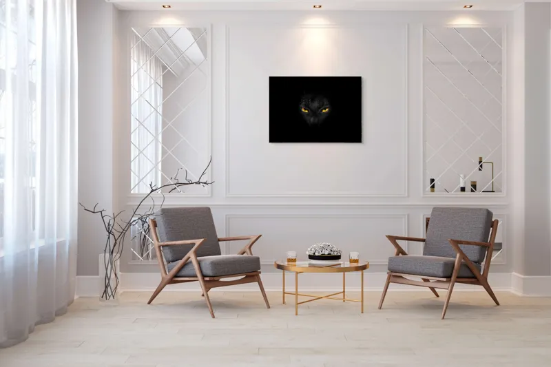 Tablou Canvas, "Privirea misteriosului din umbră", 100 x 70 cm – poza 5