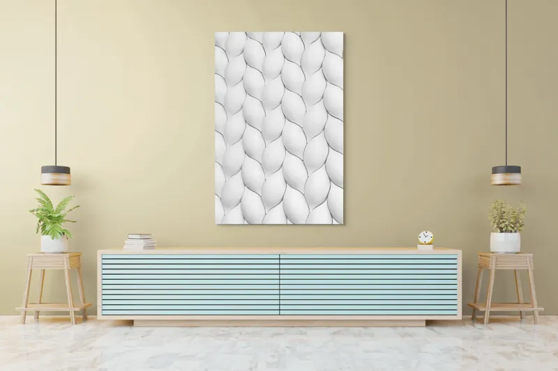 Tablou Canvas, "Textura unduitoare a viselor albe", 100 x 150 cm – poza 4