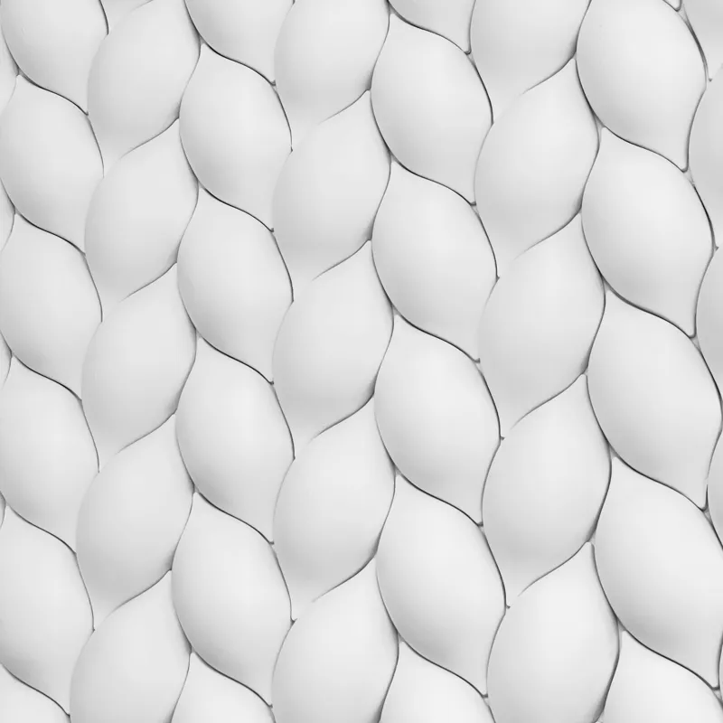 Tablou Canvas, "Textura unduitoare a viselor albe", 50 x 50 cm – poza 2