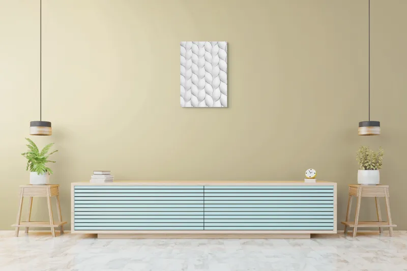 Tablou Canvas, "Textura unduitoare a viselor albe", 50 x 70 cm – poza 6
