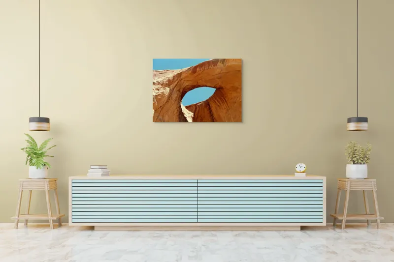 Tablou Canvas, "Ochiul cerului în stâncă roșie", 100 x 70 cm – poza 4