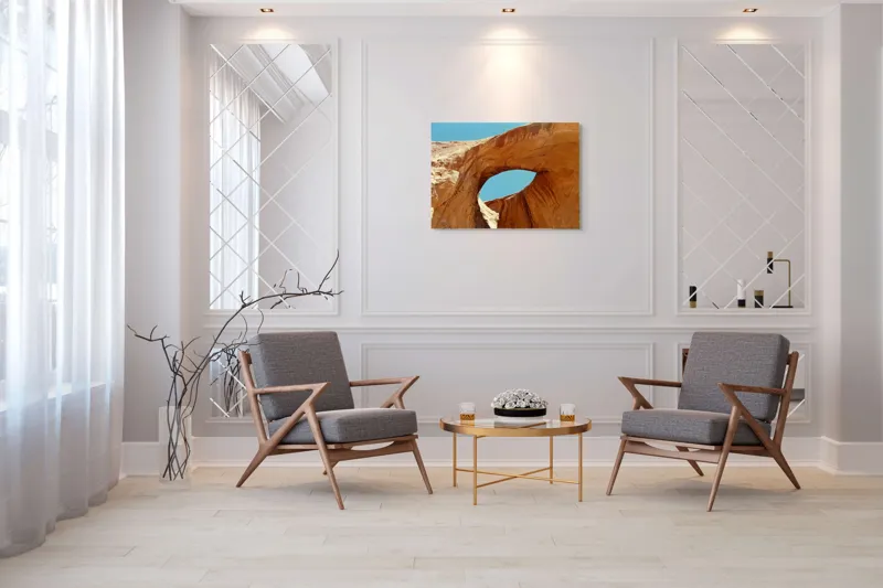 Tablou Canvas, "Ochiul cerului în stâncă roșie", 100 x 70 cm – poza 5