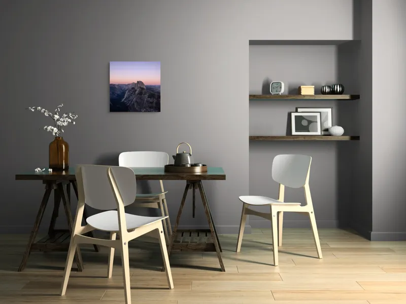 Tablou Canvas Peisaj Yosemite Apus Munți Natură Horizon, 50 x 50 cm – poza 8
