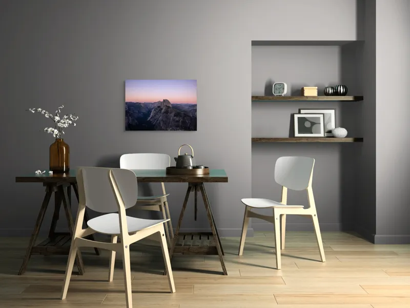 Tablou Canvas Peisaj Yosemite Apus Munți Natură Horizon, 70 x 50 cm – poza 5