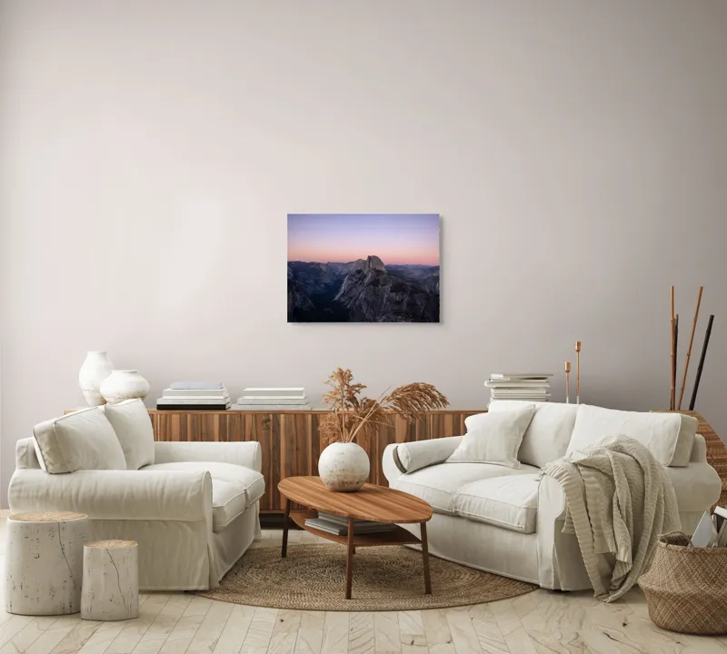 Tablou Canvas Peisaj Yosemite Apus Munți Natură Horizon, 70 x 50 cm – poza 6
