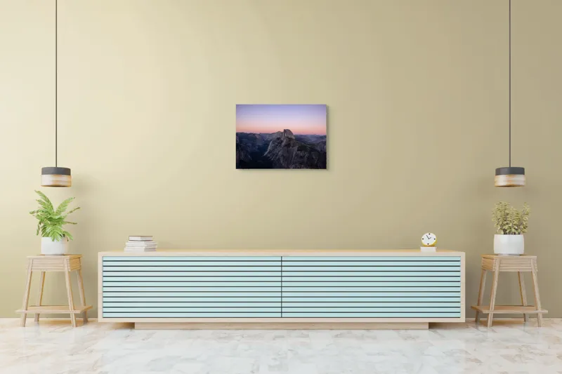 Tablou Canvas Peisaj Yosemite Apus Munți Natură Horizon, 70 x 50 cm – poza 7