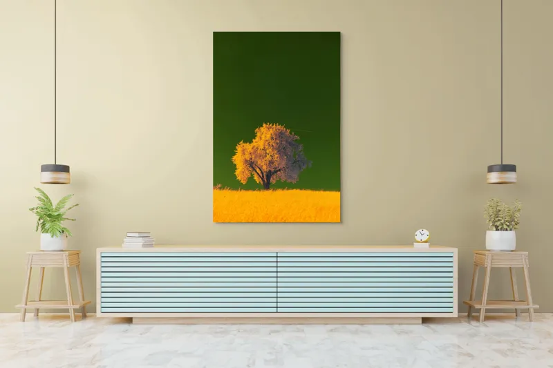 Tablou Canvas, "Copacul viselor sub cer smarald", 100 x 150 cm – poza 4