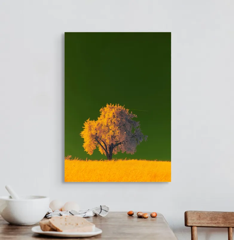 Tablou Canvas, "Copacul viselor sub cer smarald", 50 x 70 cm – poza 3
