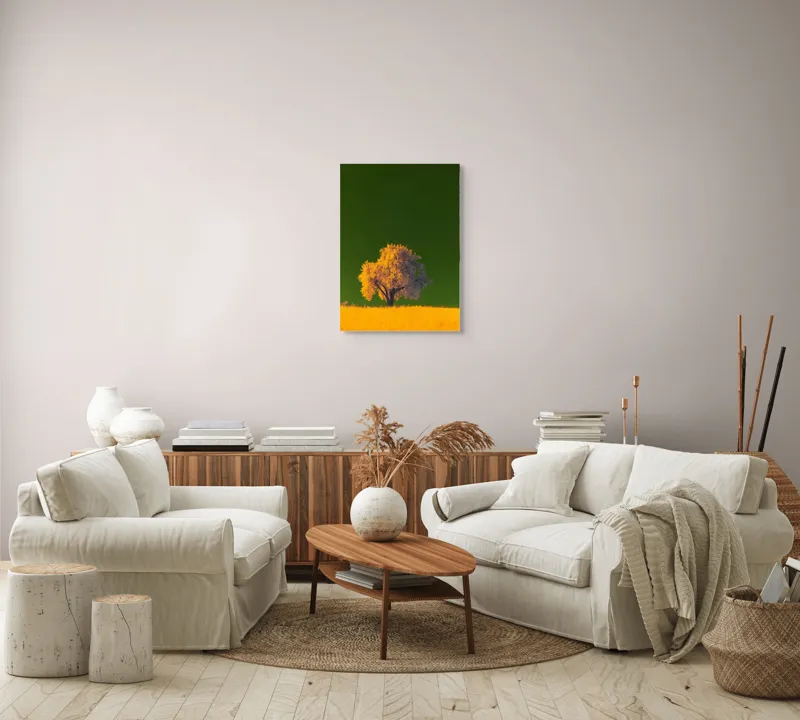 Tablou Canvas, "Copacul viselor sub cer smarald", 50 x 70 cm – poza 4
