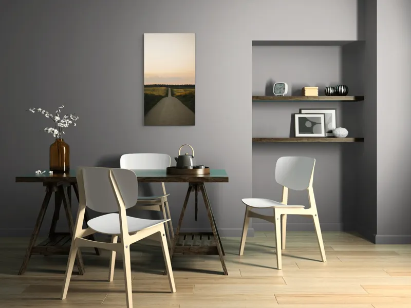 Tablou Canvas Peisaj Natura Apus Orizont Seara Calm Contemplare, 50 x 90 cm – poza 4