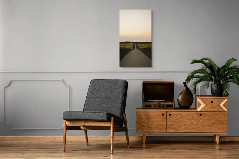 Tablou Canvas Peisaj Natura Apus Orizont Seara Calm Contemplare, 50 x 90 cm – poza 8