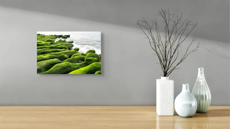 Tablou Canvas, "Dans verde pe țărmul sărat", 39 x 26 cm – poza 8