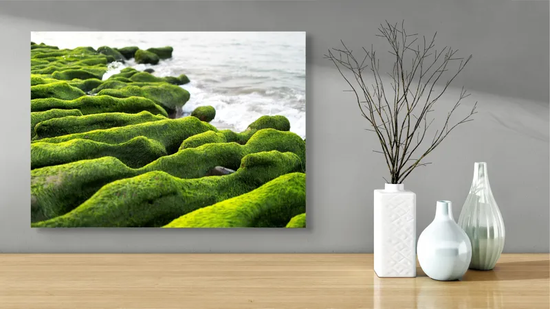 Tablou Canvas, "Dans verde pe țărmul sărat", 70 x 50 cm – poza 3