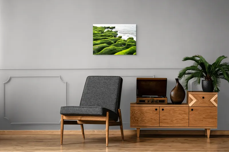 Tablou Canvas, "Dans verde pe țărmul sărat", 70 x 50 cm – poza 4