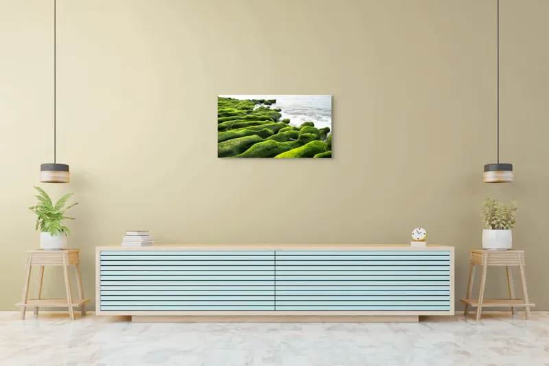 Tablou Canvas, "Dans verde pe țărmul sărat", 90 x 50 cm – poza 5