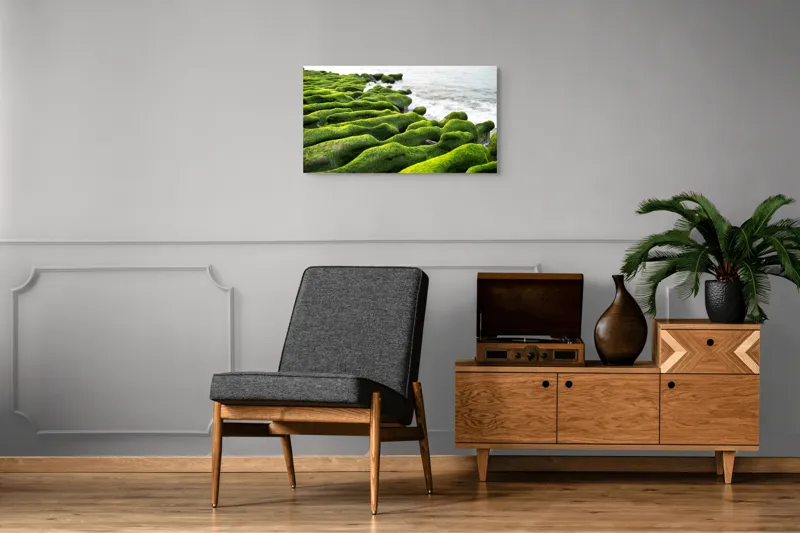 Tablou Canvas, "Dans verde pe țărmul sărat", 90 x 50 cm – poza 6