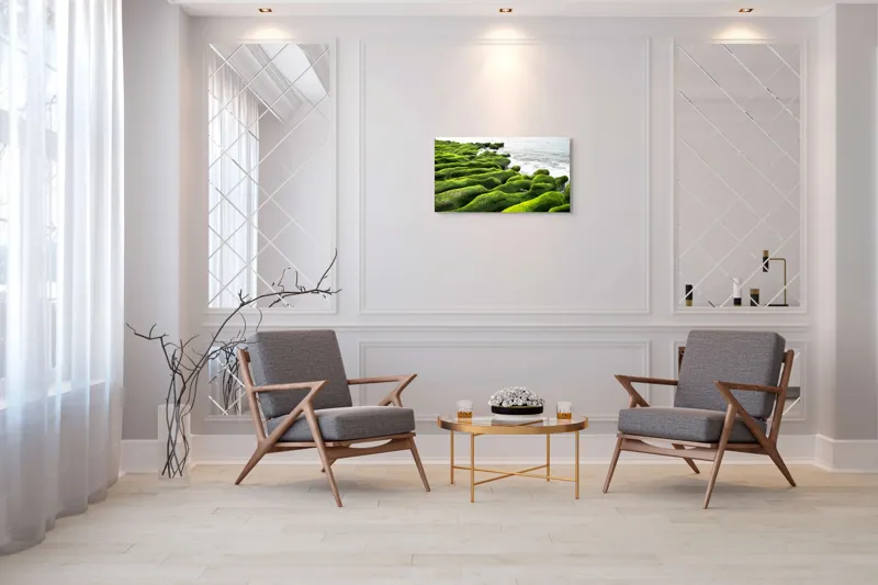 Tablou Canvas, "Dans verde pe țărmul sărat", 90 x 50 cm – poza 7