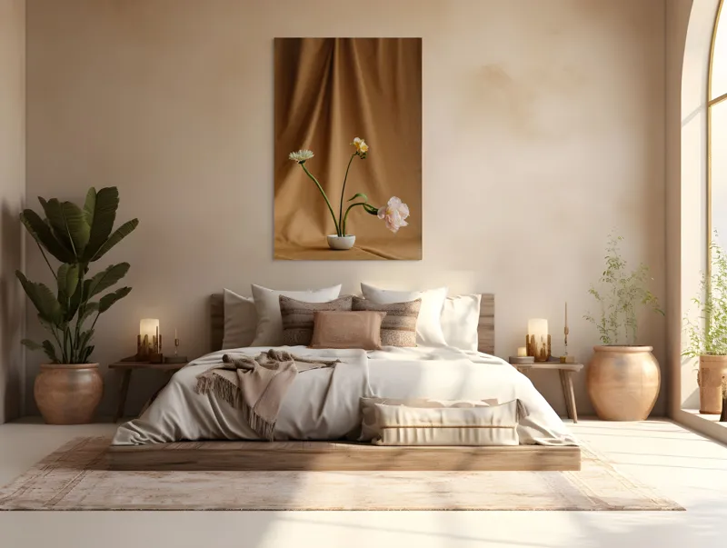 Tablou Canvas, "Vraja delicată a naturii capturate", 100 x 150 cm – poza 3